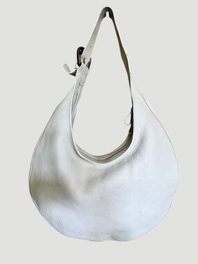 Donald J. Pliner Women’s Leather
Pebbled Hobo Shoulder Bag in White